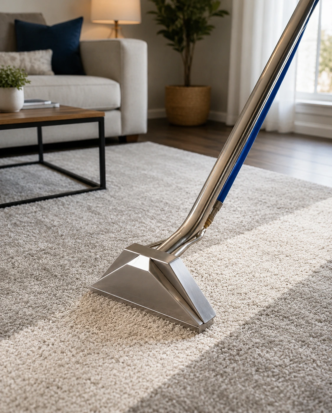Elite Steam Carpet Cleaning technician at work